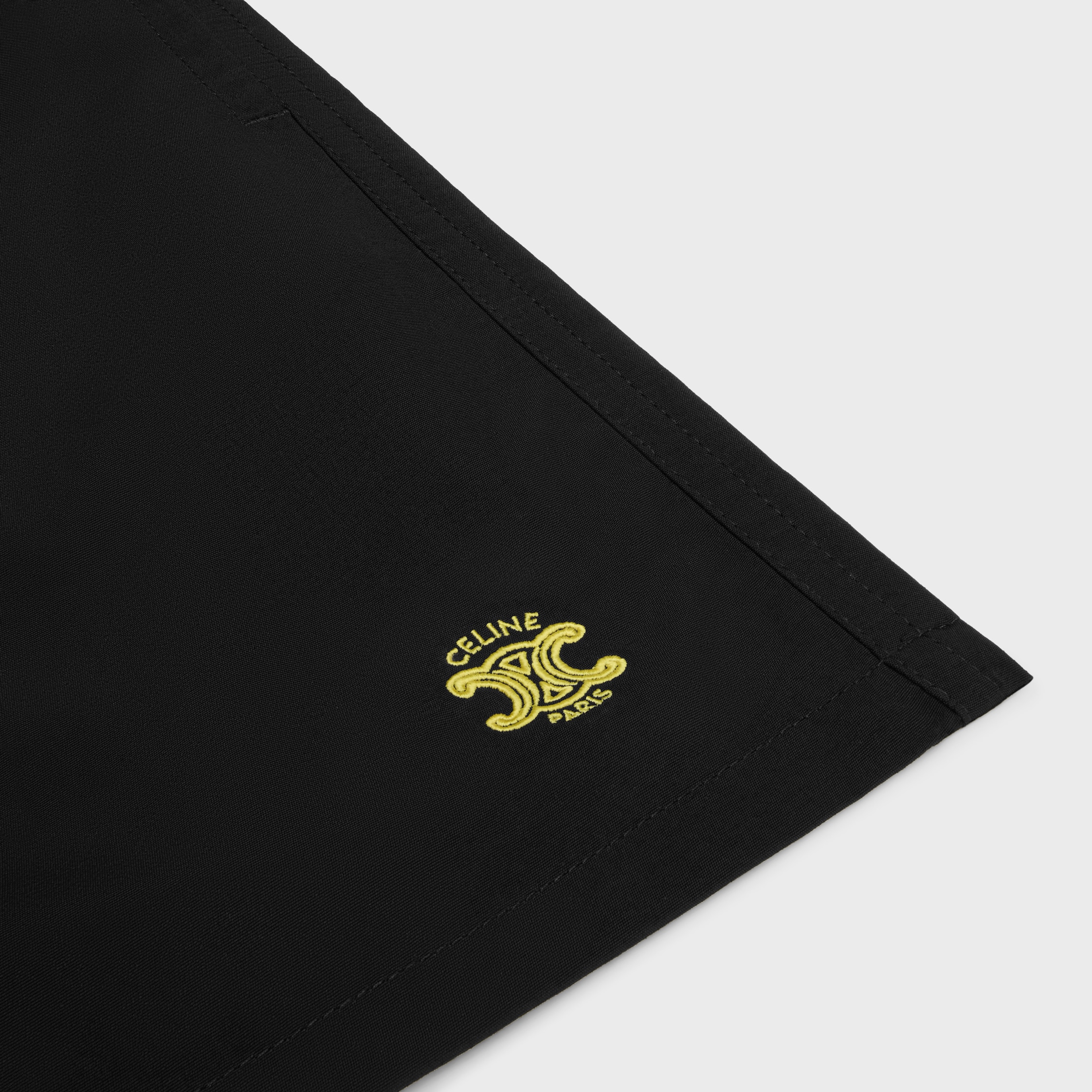 SWIMSUIT SHORTS IN NYLON - BLACK | CELINE