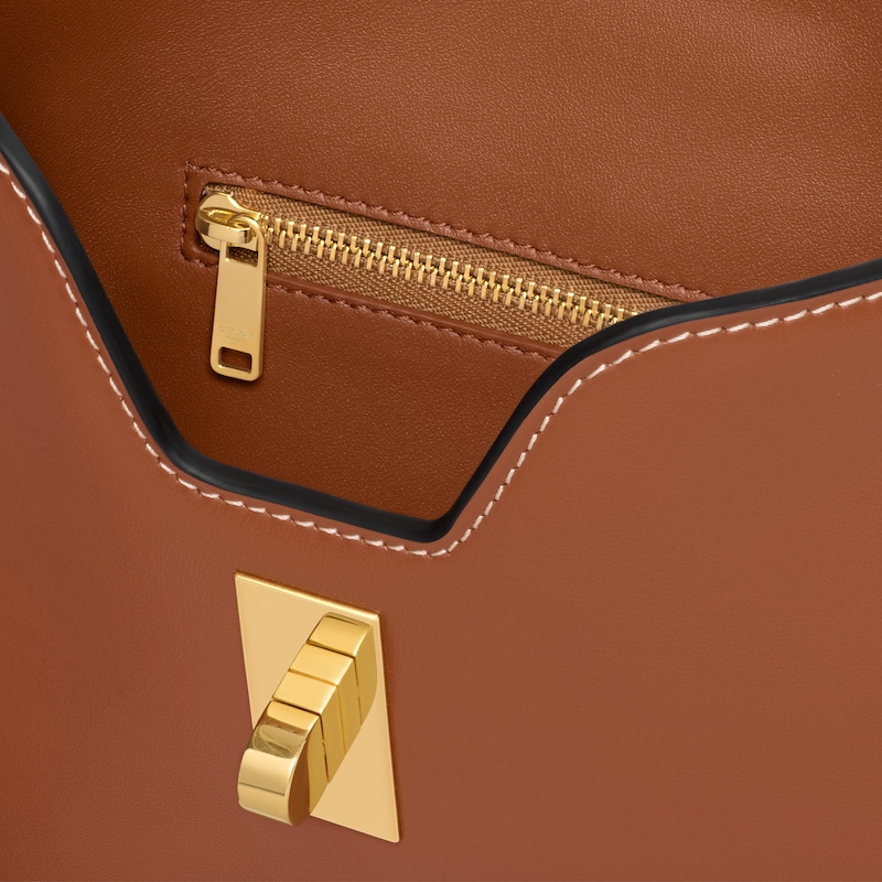 SMALL CAMILLE 16 SOFT BAG IN SMOOTH CALFSKIN - TAN - MORE LINES - 1 | CELINE