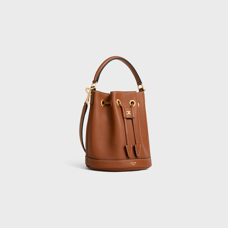 TEEN CLARA BAG IN SUPPLE GRAINED CALFSKIN - TAN - NEW COLLECTION - 1 | CELINE