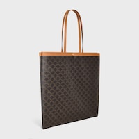 BOLSO SHOPPER GRANDE CON SOLAPA DE LONA TRIOMPHE - MIEL - BOLSOS TOTE - 2 | CELINE