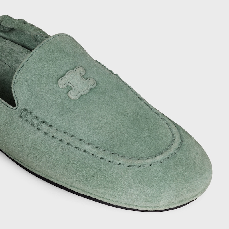 ADAM LOAFER EM COURO DE VITELA CAMURÇA - CELADON -  - 1 | CELINE