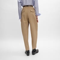 montauk trousers IN cotton twill - BRITISH BEIGE -  - 2 | CELINE
