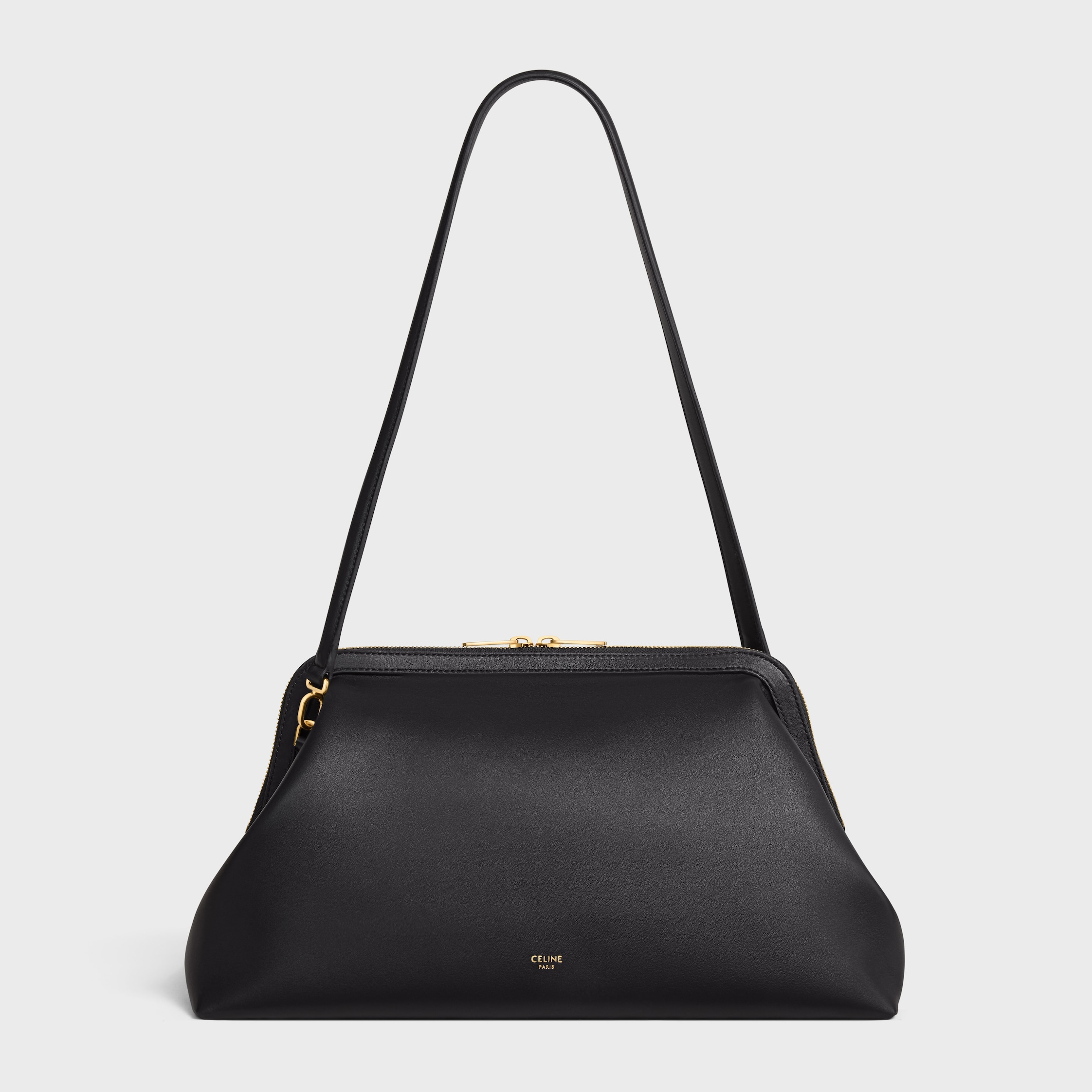 DOCTOR'S POUCH IN SUPPLE NATURAL CALFSKIN - BLACK | CELINE