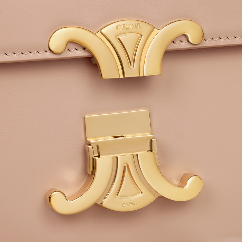 SAC TRIOMPHE TEEN veau brillant - SOFT PEACH - TRIOMPHE - 1 | CELINE