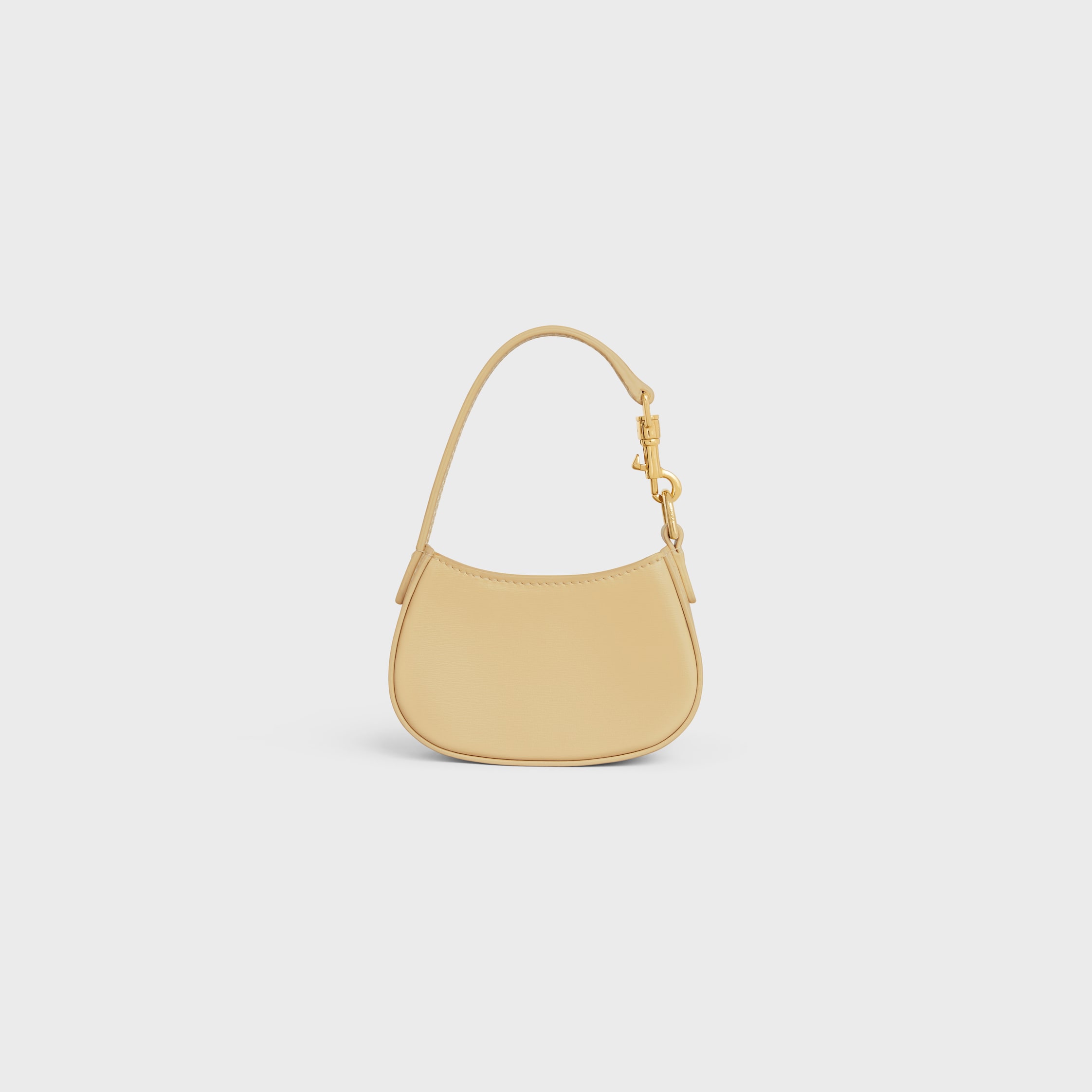 Borsa Tilly Micro in pelle di vitello lucida - Giallo
