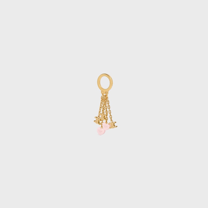 CHAIN CHARM IN ACETATE - LIGHT PINK - NEW COLLECTION - 1 | CELINE