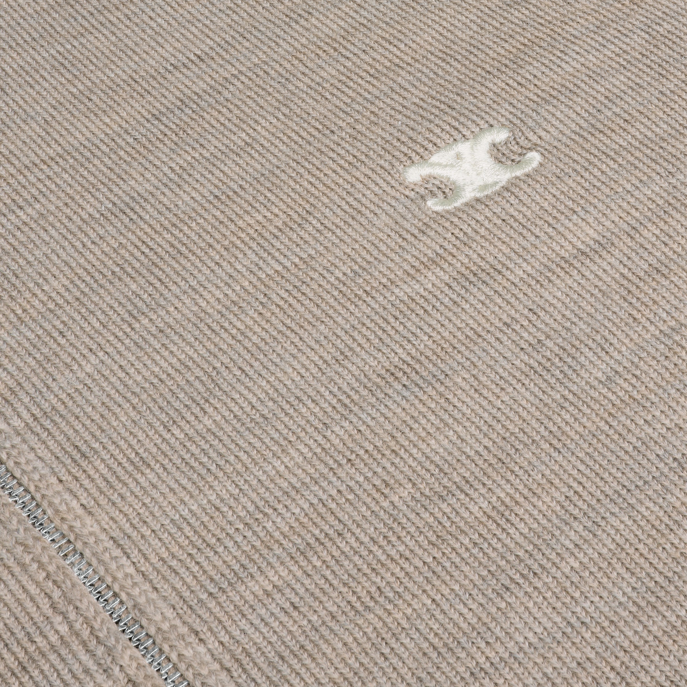 トリオンフ トラッカーセーター / ウール - ライトトープ | CELINE