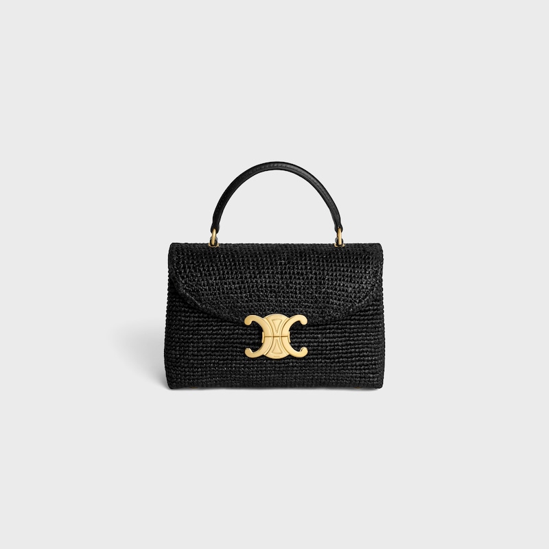 SAC NINO TEEN RAPHIA ET VEAU - Noir - NINO - 1 | CELINE