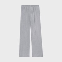 tracksuit pants IN VELVET COTTON - GREY/ BLACK -  - 2 | CELINE