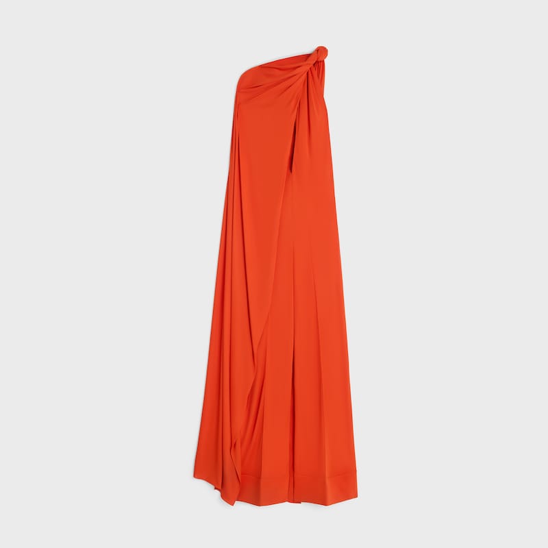 jumpsuit IN viscose jersey - RETRO ORANGE -  - 1 | CELINE