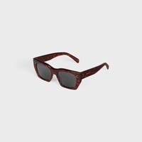 Cat Eye S342 sunglasses in Acetate - RED HAVANA -  - 2 | CELINE