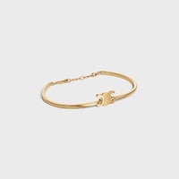 Triomphe Articulated Bracelet in Brass with Gold Finish - GOLD -  - 2 | CELINE