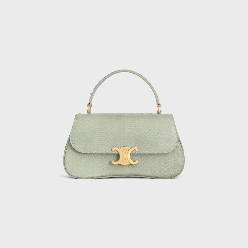 TEEN CELINE LOLA in PYTHON - LIGHT CLAY - MORE LINES - 1 | CELINE