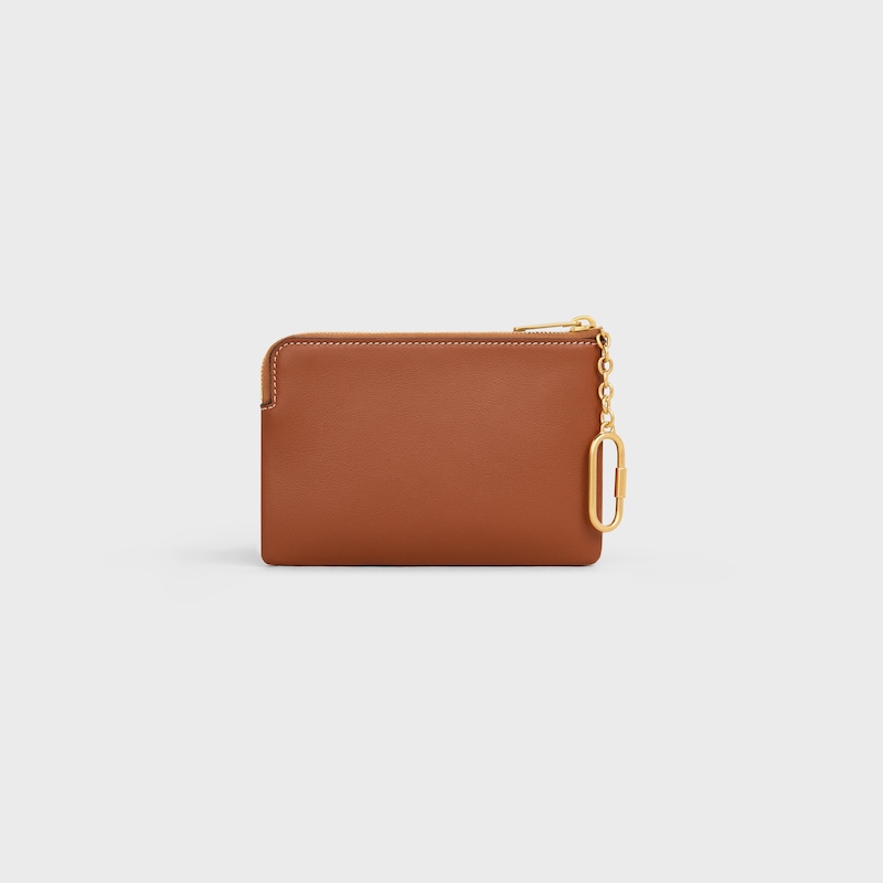 Coin Purse  IN smooth calfskin - TAN - SMALL GIFTS - 1 | CELINE