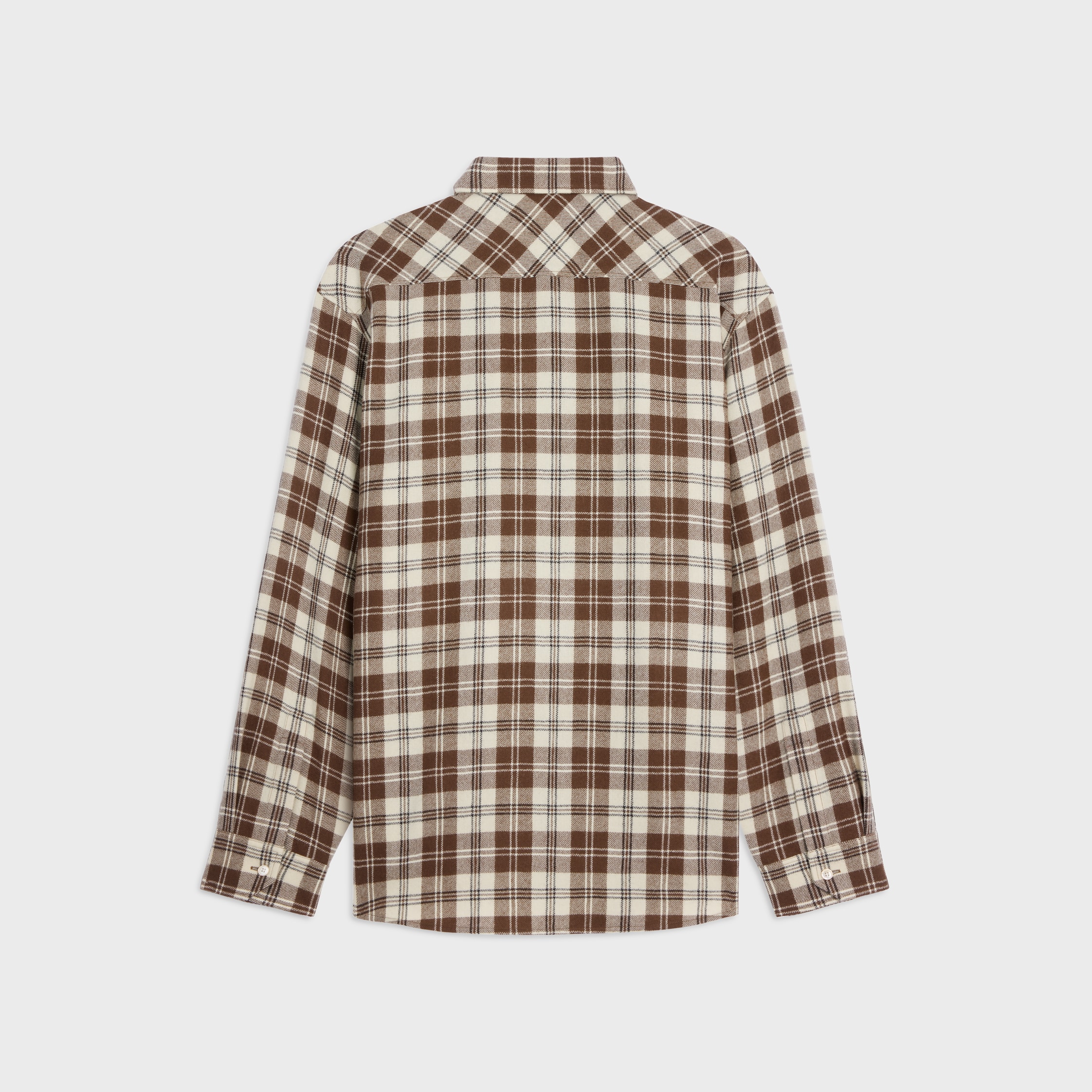 トップス CELINE 21AW Checked Wool Loose Shirts トップス CELINE 21AW Checked Wool Loose Shirts loose