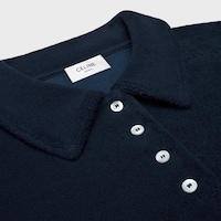 mini polo dress IN terry cotton - NAVY / CREAM -  - 2 | CELINE
