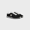 CELINE RACER - LOW TOP SNEAKER WITH TRIOMPHE IN NYLON, SUEDE