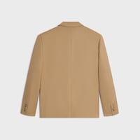 tailored jacket IN stretch wool gabardine - CAMEL -  - 2 | CELINE