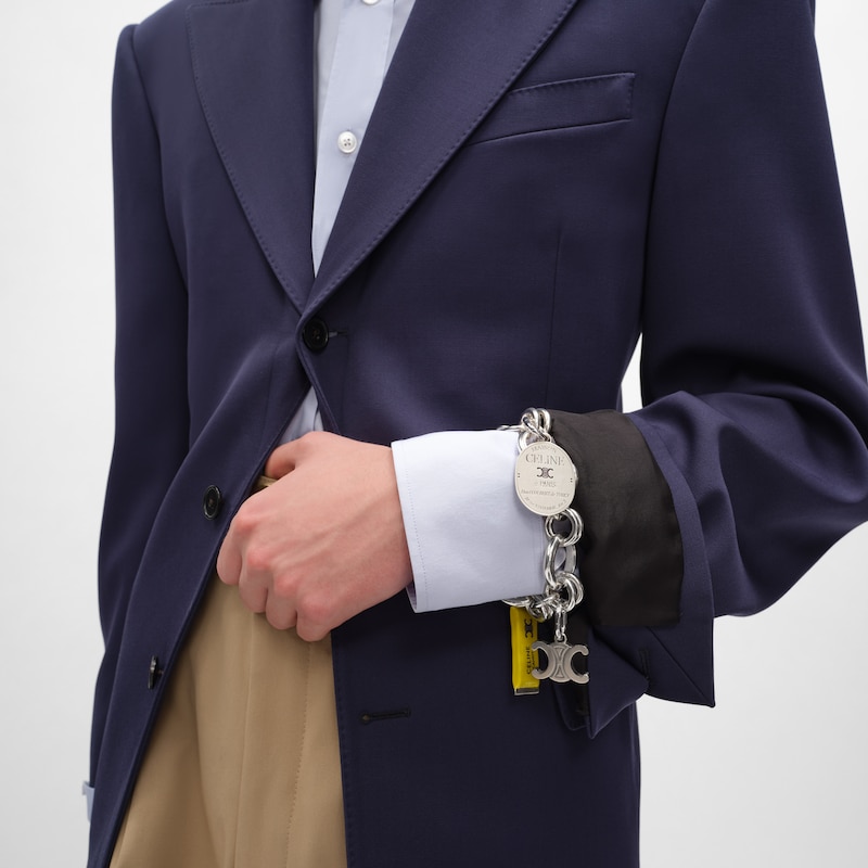 Celine Charms Candy Bar in Enamel and Brass with Rhodium Finish - YELLOW / PURPLE / SILVER - NEW - 1 | CELINE