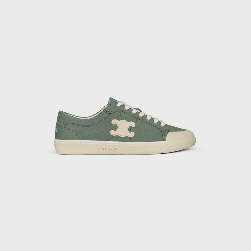 ALAN SNEAKER IN CANVAS - CELADON -  - 1 | CELINE