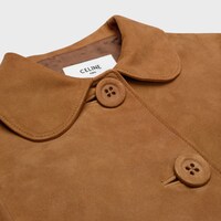 jacket in suede - CARAMEL -  - 1 | CELINE