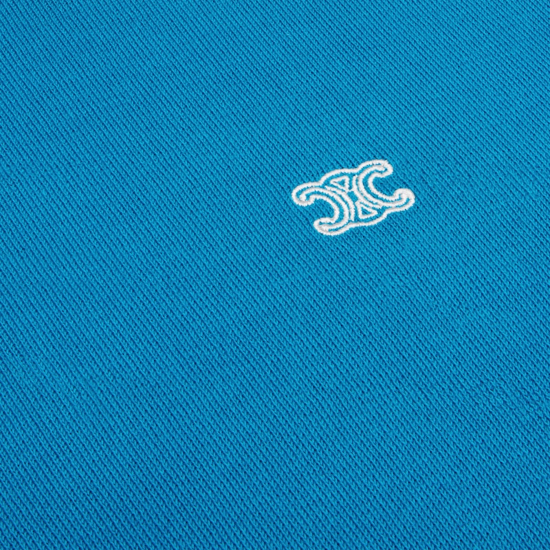 POLO coton fin - BRIGHT BLUE -  - 1 | CELINE