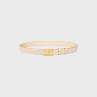 Medium 25MM Triomphe Belt in PYTHON - CREAM -  - 1 | CELINE