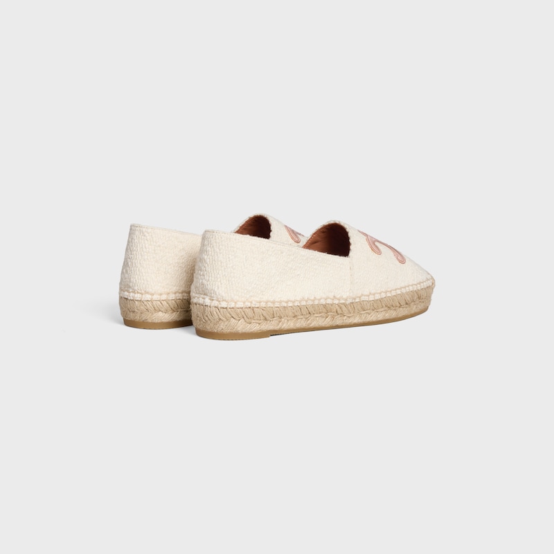 LES ESPADRILLES CELINE  EN Tweed - CREME -  - 1 | CELINE