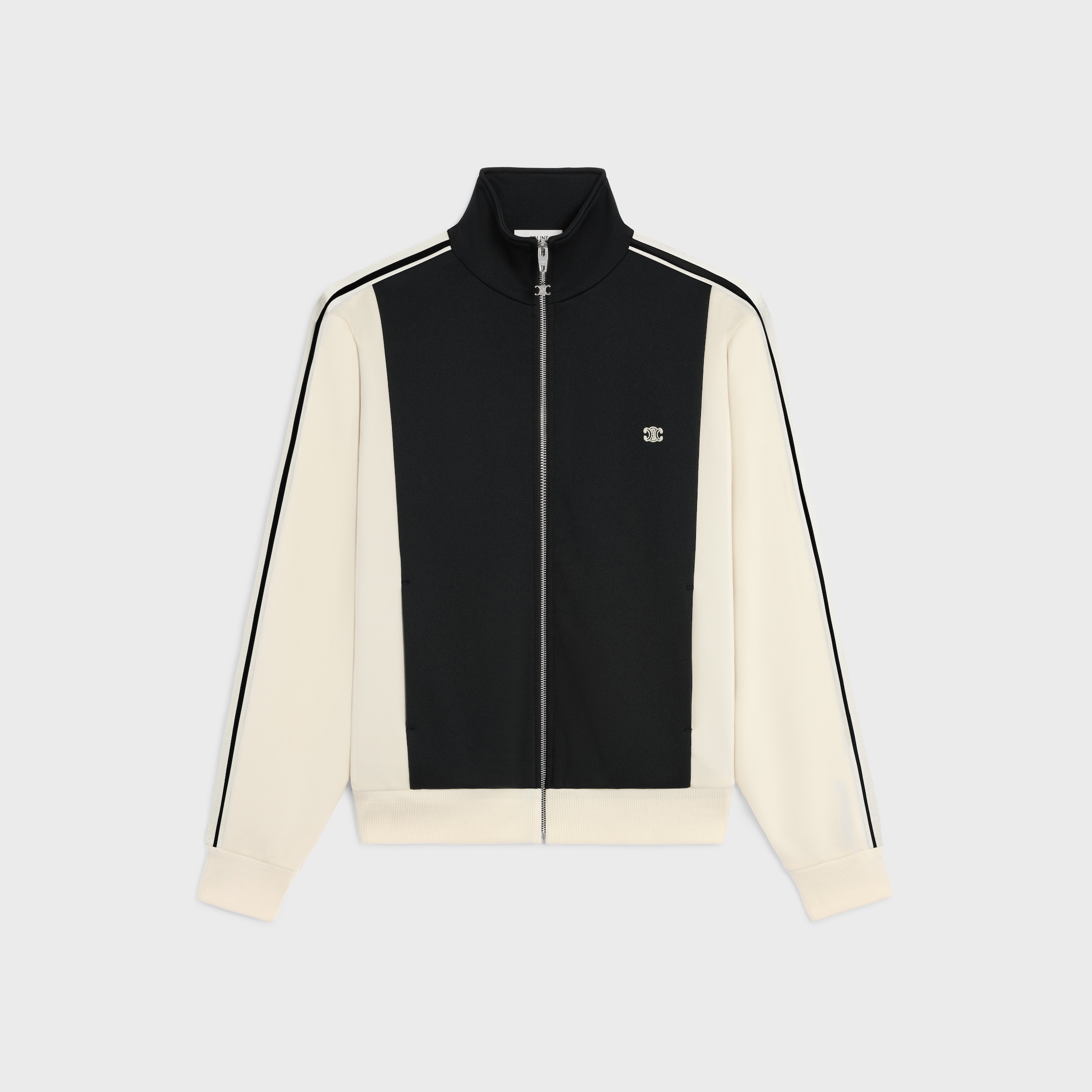 TRACKSUIT JACKET IN DOUBLE FACE JERSEY - | CELINE