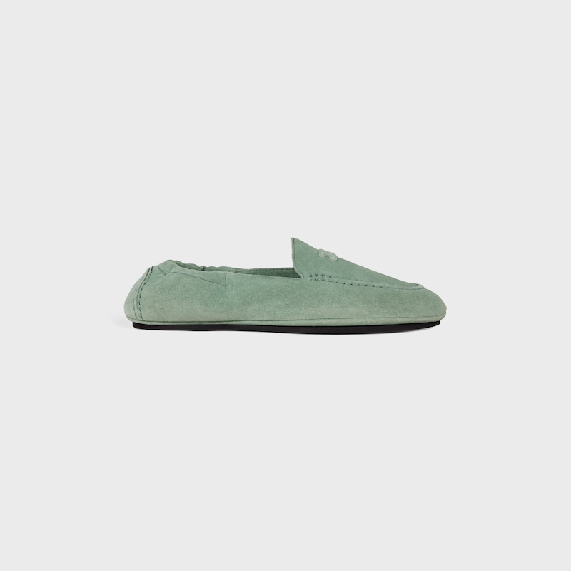 MOCASÍN ADAM DE ANTE DE PIEL DE BECERRO - CELADÓN -  - 1 | CELINE