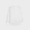 loose shirt in striped cotton poplin - BLANC/NOIR -  - 2 | CELINE