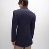 CHAQUETA DE CORTE RECTO DE LANA GRAIN DE POUDRE - AZUL MARINO -  - 1 | CELINE