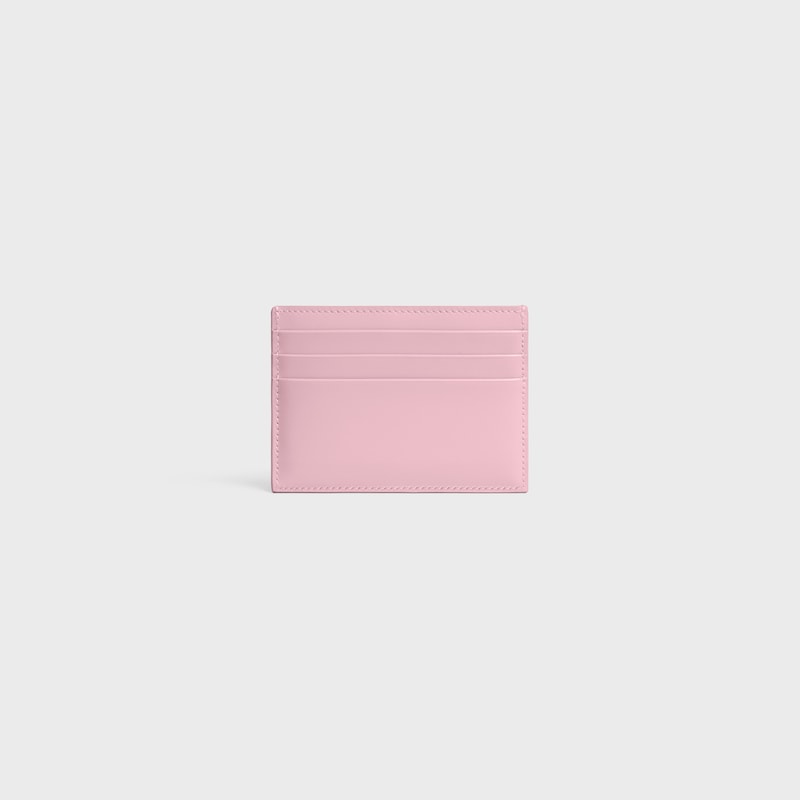 CARD HOLDER TRIOMPHE IN Shiny calfskin - DIRTY PINK - NEW - 1 | CELINE