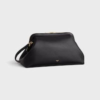 DOCTOR POUCH IN SUPPLE NATURAL CALFSKIN - BLACK - MORE LINES - 2 | CELINE