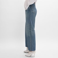 boyfriend jeans 001 IN cotton denim - VIVIENNE GLASS -  - 2 | CELINE