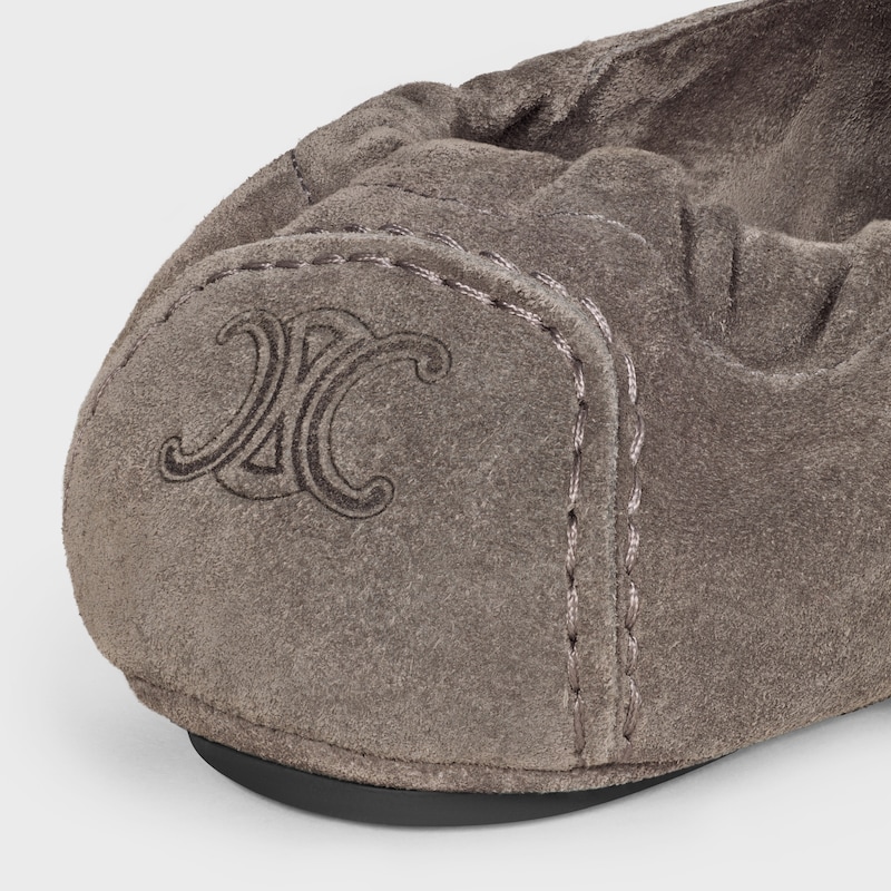 MOCASSIN ADAM EN CUIR DE VEAU VELOURS - Gris -  - 1 | CELINE