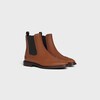 CELINE DONAVAN CHELSEA BOOT WITH BROGUES IN POLISHED BULL - TAN -  - 2 | CELINE