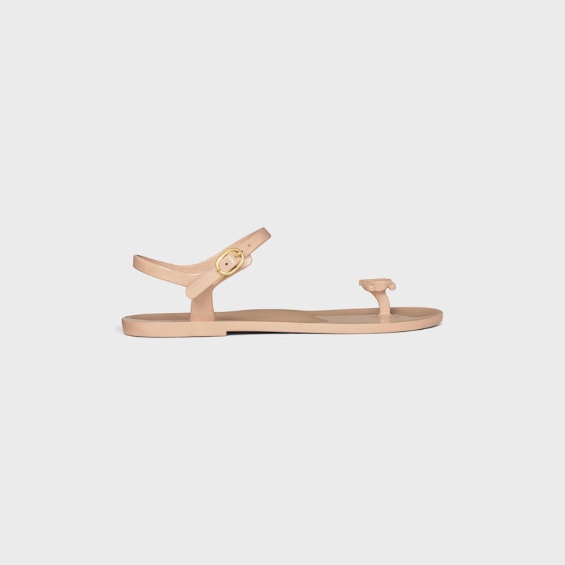 JELLY BAY SANDAL IN ECO CERTIFIED PVC - NUDE -  - 1 | CELINE