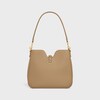 SMALL CAMILLE 16 SOFT BAG IN SMOOTH CALFSKIN - Smoked Brown - CROSS-BODY BAGS - 3 | CELINE