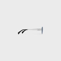 Triomphe Metal 04 Sunglasses in Metal - SILVER / BLUE -  - 1 | CELINE