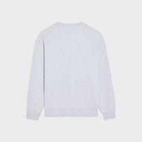 loose sweatshirt IN cotton fleece - GREY/NAVY -  - 2 | CELINE
