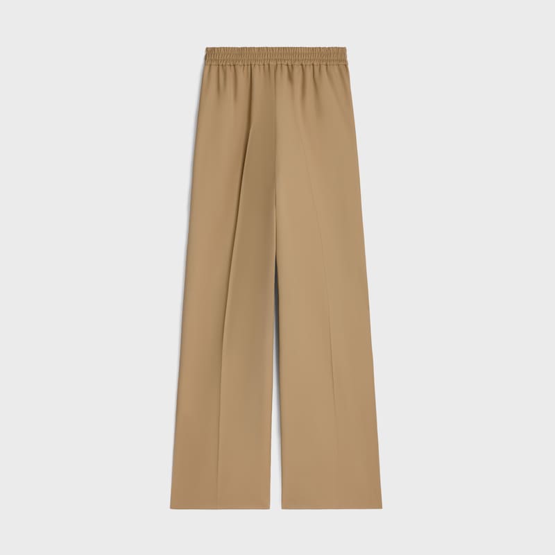 trousers IN wool twill - CAMEL -  - 1 | CELINE