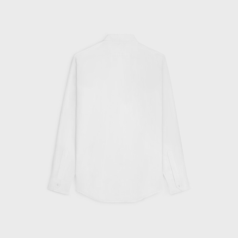 CAMISA HOLGADA DE LINO - BLANCO -  - 1 | CELINE