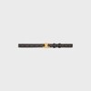Small 18MM Triomphe Belt in TRIOMPHE CANVAS - TAN -  - 1 | CELINE
