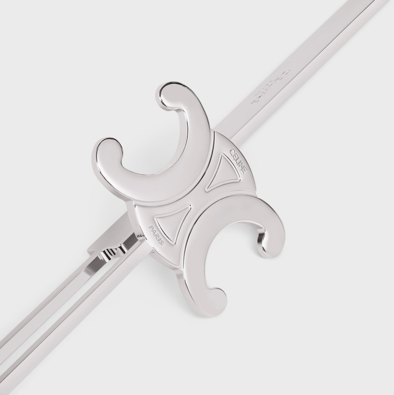 Triomphe bookmark in Brass - SILVER - STATIONERY - 1 | CELINE