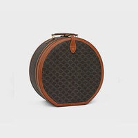 Fedora case in triomphe canvas and calfskin - TAN - TRAVEL - 2 | CELINE