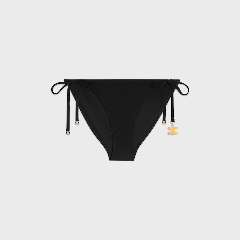 triomphe swimsuit bottom IN matte jersey - BLACK -  - 1 | CELINE