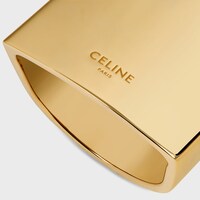 Formes Abstraites 金色飾面金字塔形黃銅戒指 - 金色 -  - 1 | CELINE