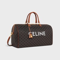 라지 트래블백 - CELINE 프린트 트리옹프 캔버스 - 탠 - 트래블 - 2 | CELINE