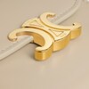 【CELINE】スモールウォレット トリオンフ テキスタイル＆カーフスキン 財布 CELINE 三つ折り財布 スモール フラップウォレット トリオンフ